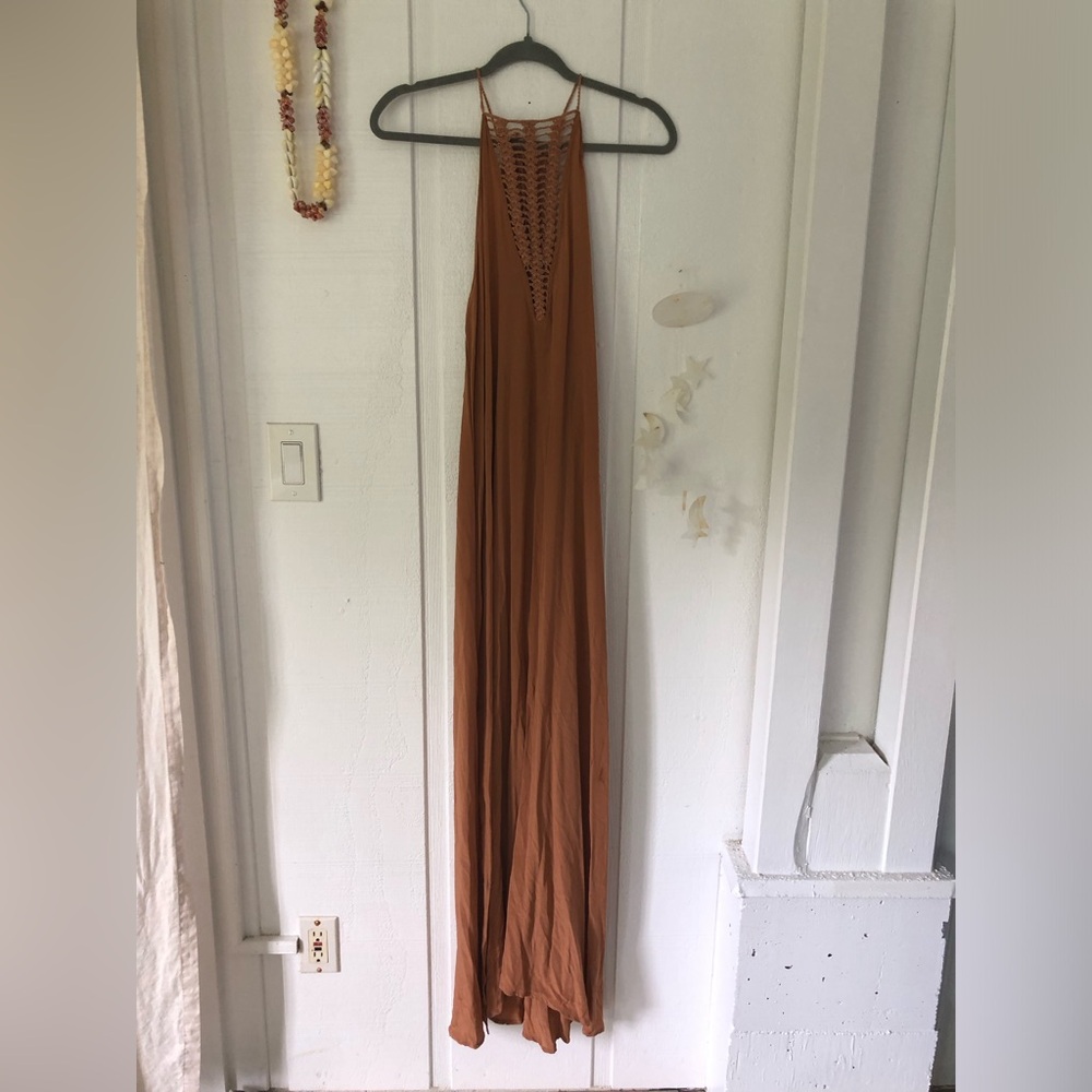 Acacia Swimwear Brown Maxi Dress